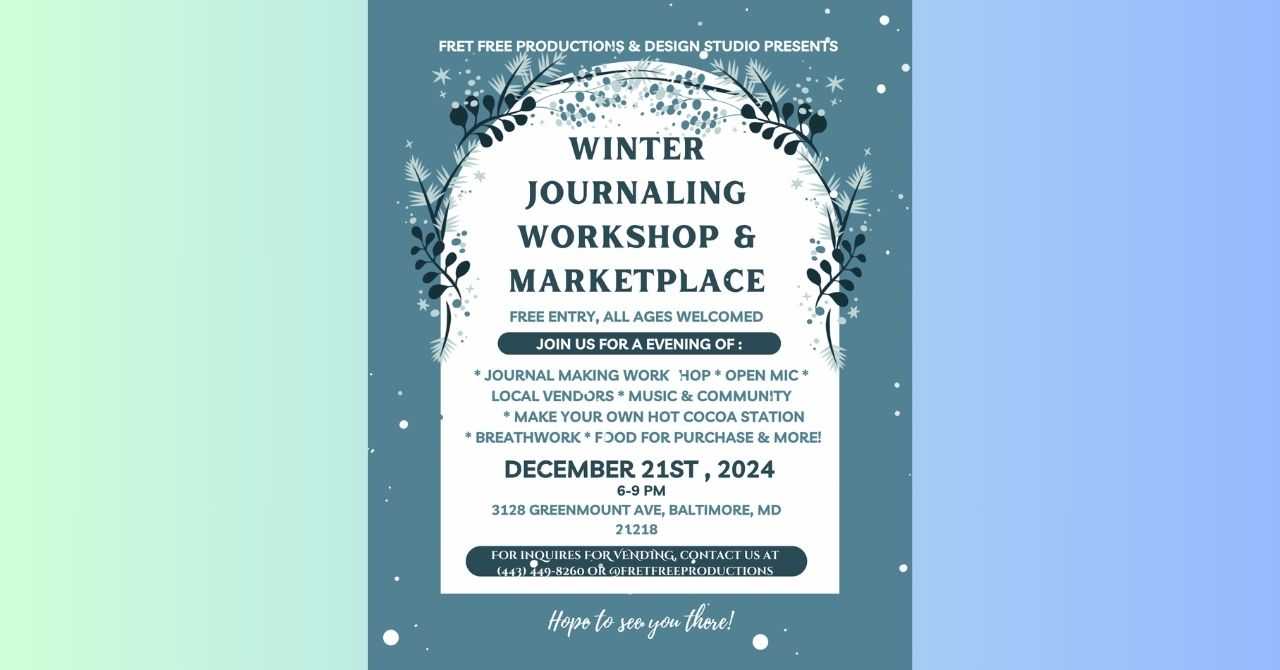 Winter Journaling Workshop & Marketplace