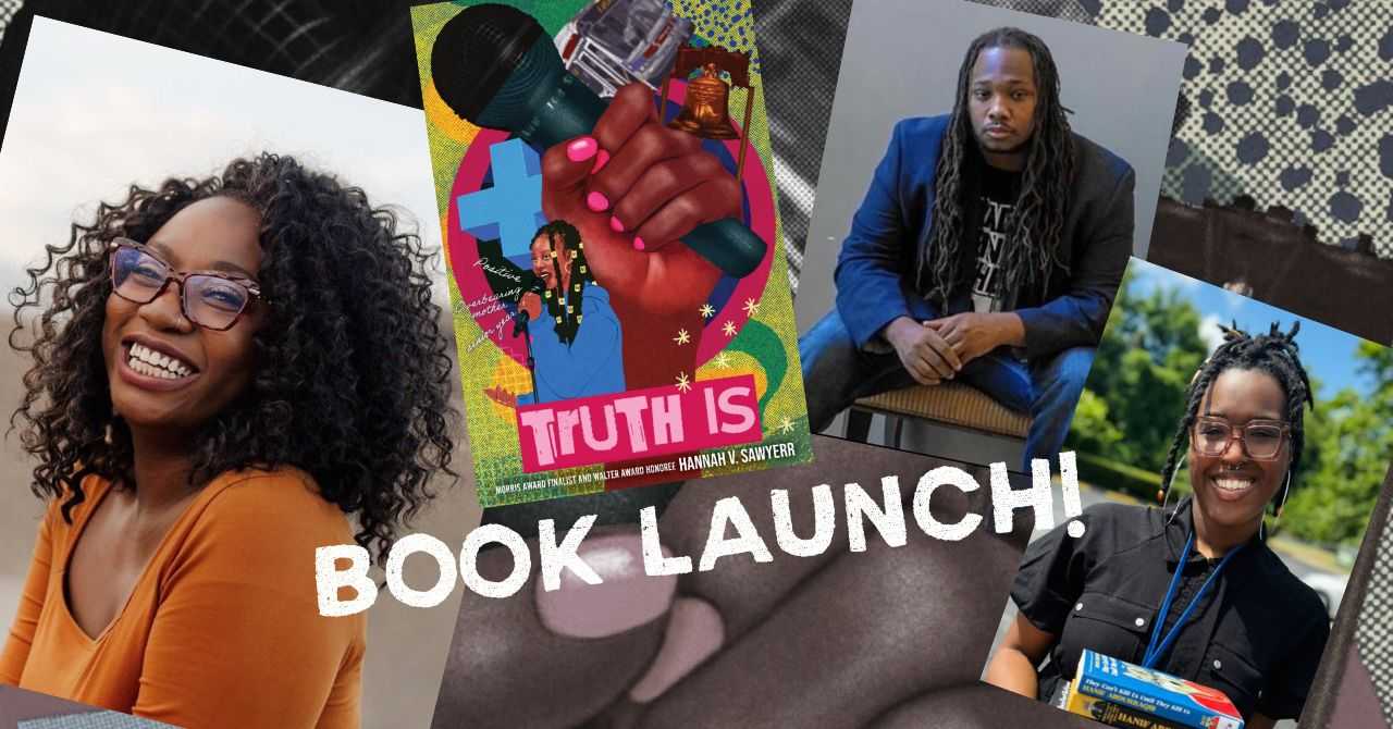 Hannah V. Sawyerr presents "Truth Is" in conversation w/Hawa Jalloh; hosted by Kenneth Something featuring performances by the Baltimore City Youth Poetry Team