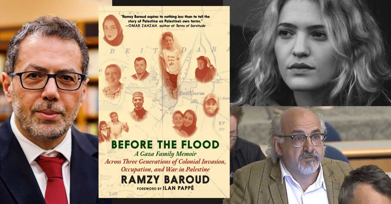Ramzy Baroud presents "Before the Flood: A Gaza Family Memoir Across Three Generations of Colonial Invasion, Occupation, and War in Palestine" in conversation w/ Sam Husseini and Eleanor Goldfield