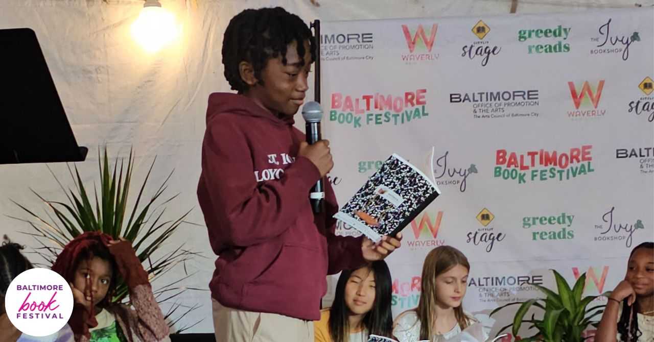 Anthology launch by Writers in Baltimore Schools YouthWorks interns